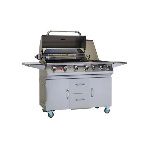 BULL 7 Burner BBQ mit Wagen