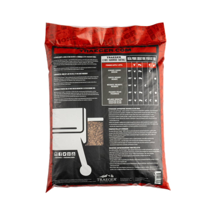 Traeger, Apple Pellets 9 Kg 