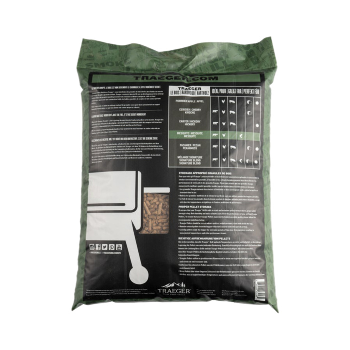 Traeger, Mesquite Pellets 9 Kg  